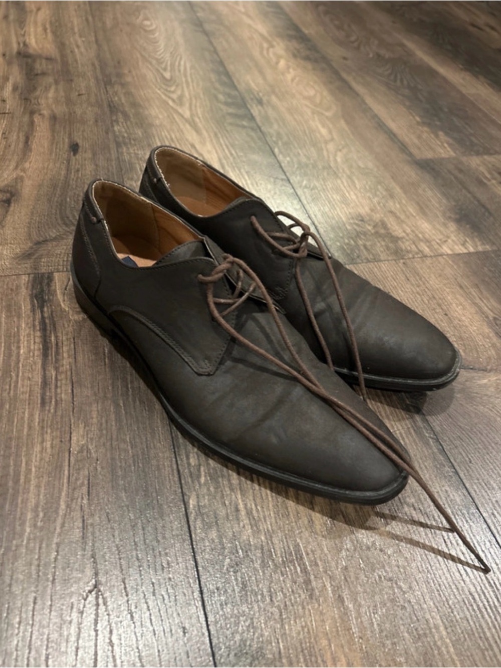 Giorgio Brutini Classic Men's 9.5 Dark Brown Dress Shoes - Lace Up
